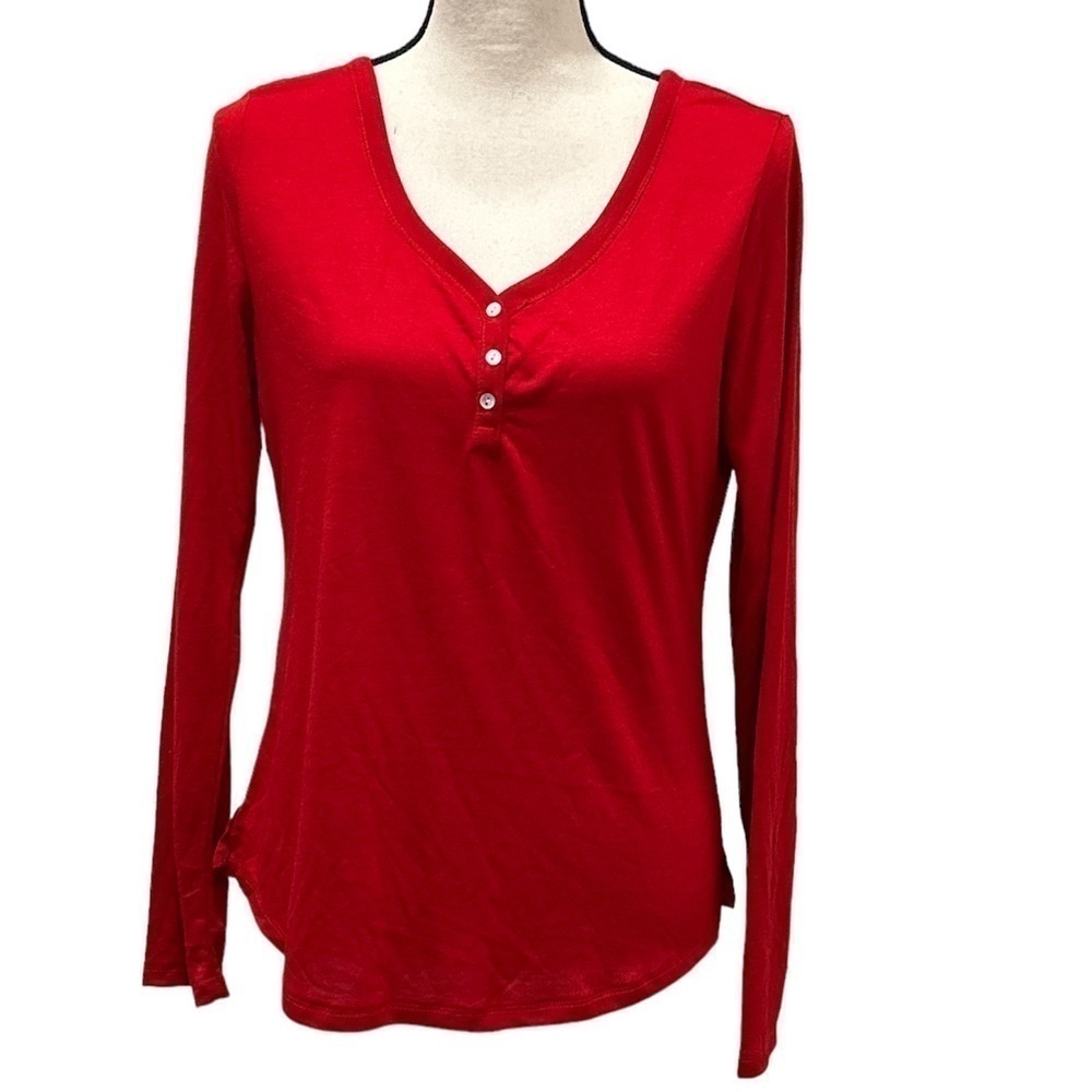 Stars above long sleeve pajama shirt
